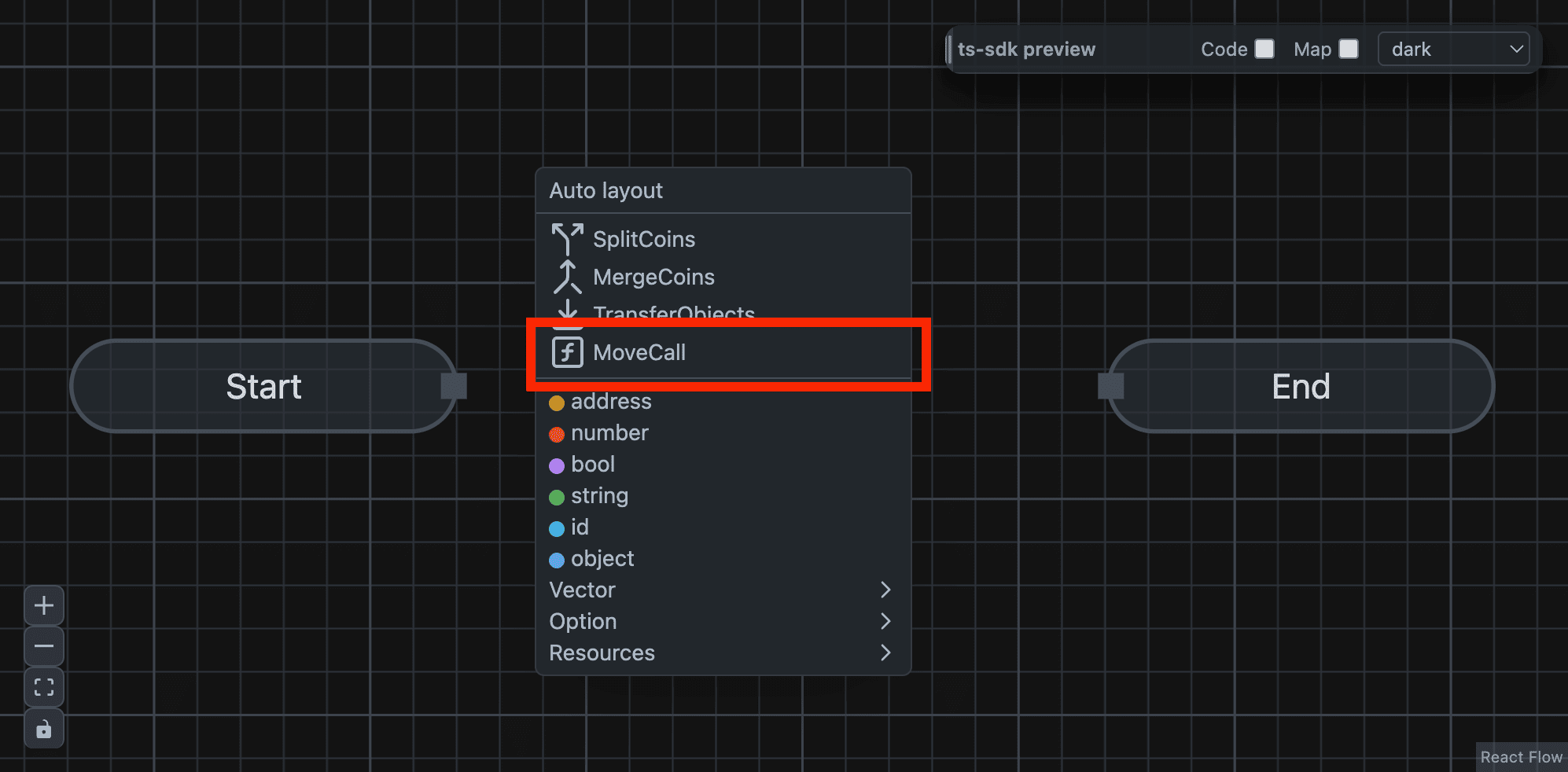 PTB Builder — Menu